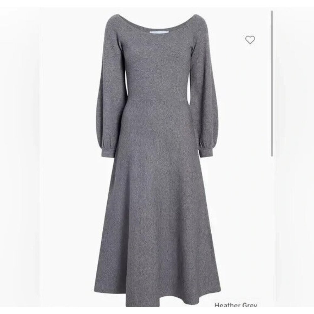 Hill House The Maude Sweater Dress Womens Size XXL Heather Grey Wool Blend Midi